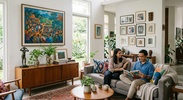 Rumah Punya Cerita: Pentingnya Menghadirkan Seni di Ruang Tamu